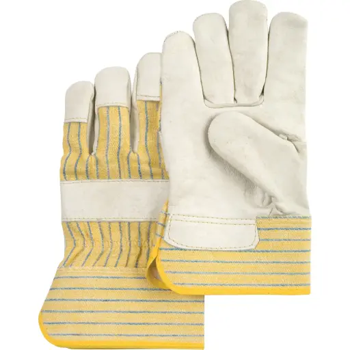 [SAJ023] GANTS D’AJUSTEUR STANDARD À PAUME SÈCHE, TAILLE L, PAUME EN CUIR DE VACHETTE PLEINE FLEUR, DOUBLURE INTÉRIEURE EN COTON