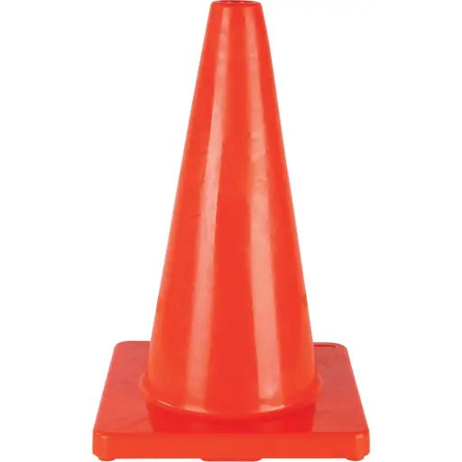 [SEH138] CÔNE DE SIGNALISATION COLORÉ ORANGE 18''