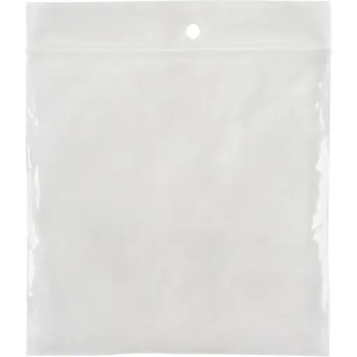 [PF233] SACS EN POLY, REFERMABLES, 4” X 4”, 4 MILS  PAQUET DE 100 