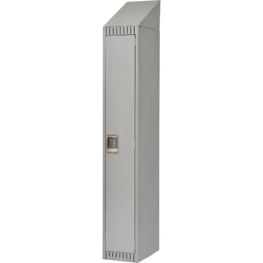 [FN475] CASIERS ASSEMBLÉS, 12” X 18” X 82”, ACIER, GRIS, RIVET (ASSEMBLÉ)