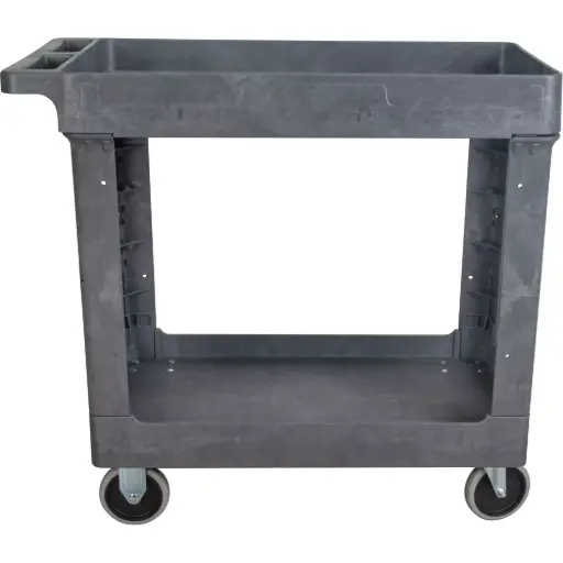 [MP640] CHARIOT UTILITAIRE POUR L’ENTRETIEN, 2 TIERS, 16-1/2” X 32-1/2” X 34-1/2”, CAPACITÉ 550 LB