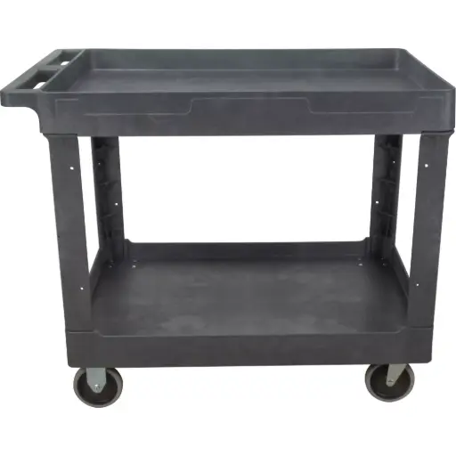[MP641] CHARIOT UTILITAIRE POUR L’ENTRETIEN, 2 TIERS, 24-5/8” X 32-1/2” X 40”, CAPACITÉ 550 LB