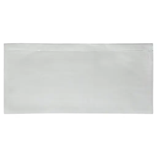 [PF883] POCHETTE VIERGE POUR BORDEREAU D'EXPÉDITION, 10" LO X 5-1/2" LA, STYLE INSERTION PAR L'ARRIÈRE - PQT 1000