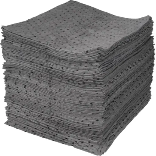 [SEJ940] FEUILLES ABSORBANTES LIÉES, UNIVERSEL, 15" X 18", 25 GAL. D'ABSORPTION CS100
